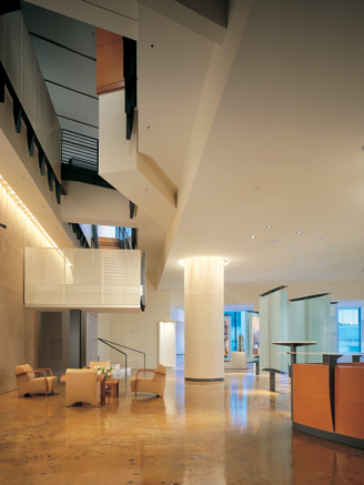 Main Two-Story Reception Area, View Toward Marketing Area