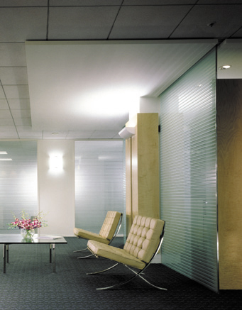 Waiting Area at Executive Floor with View Toward Executive Offices