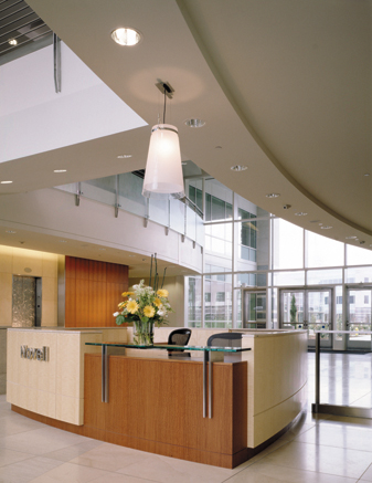 Main Lobby with Reception Desk