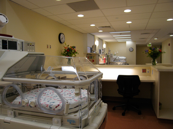 Detail View of Neonatal and Nurse Area