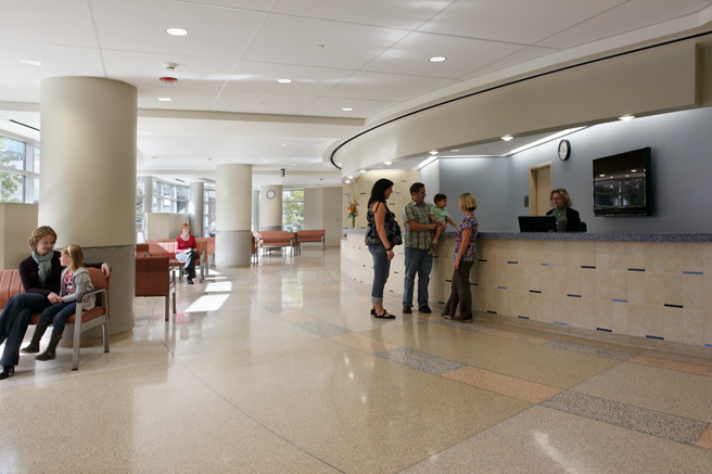 Waiting Area with View of Main Check-in Desk