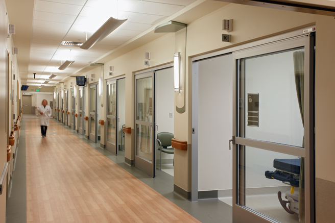 Corridor to Observation Patient Rooms