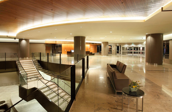 View Toward Information Desk and Main Entry