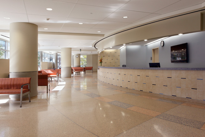 View Toward Seating Area and Information Desk