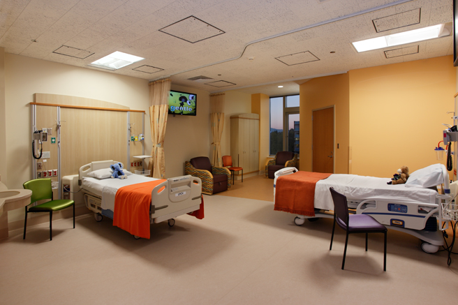 Adolescent Medicine Semi-Private Patient Room