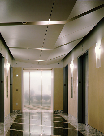 Typical Office Floor, Elevator Lobby