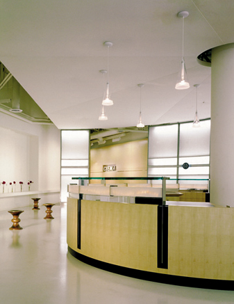 Main Reception Area with Detail View of Desk