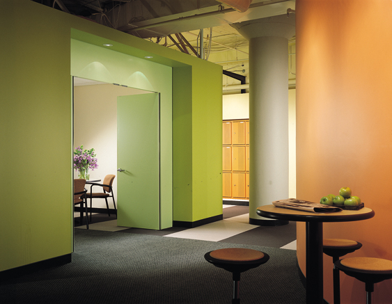 Enclosed Conference Room with View to 'Main Street'